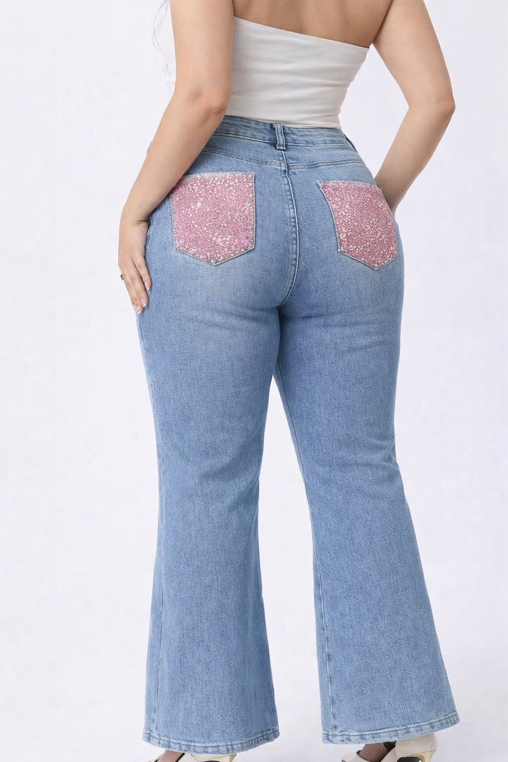Jeans STRASS Chica Abbigliamento