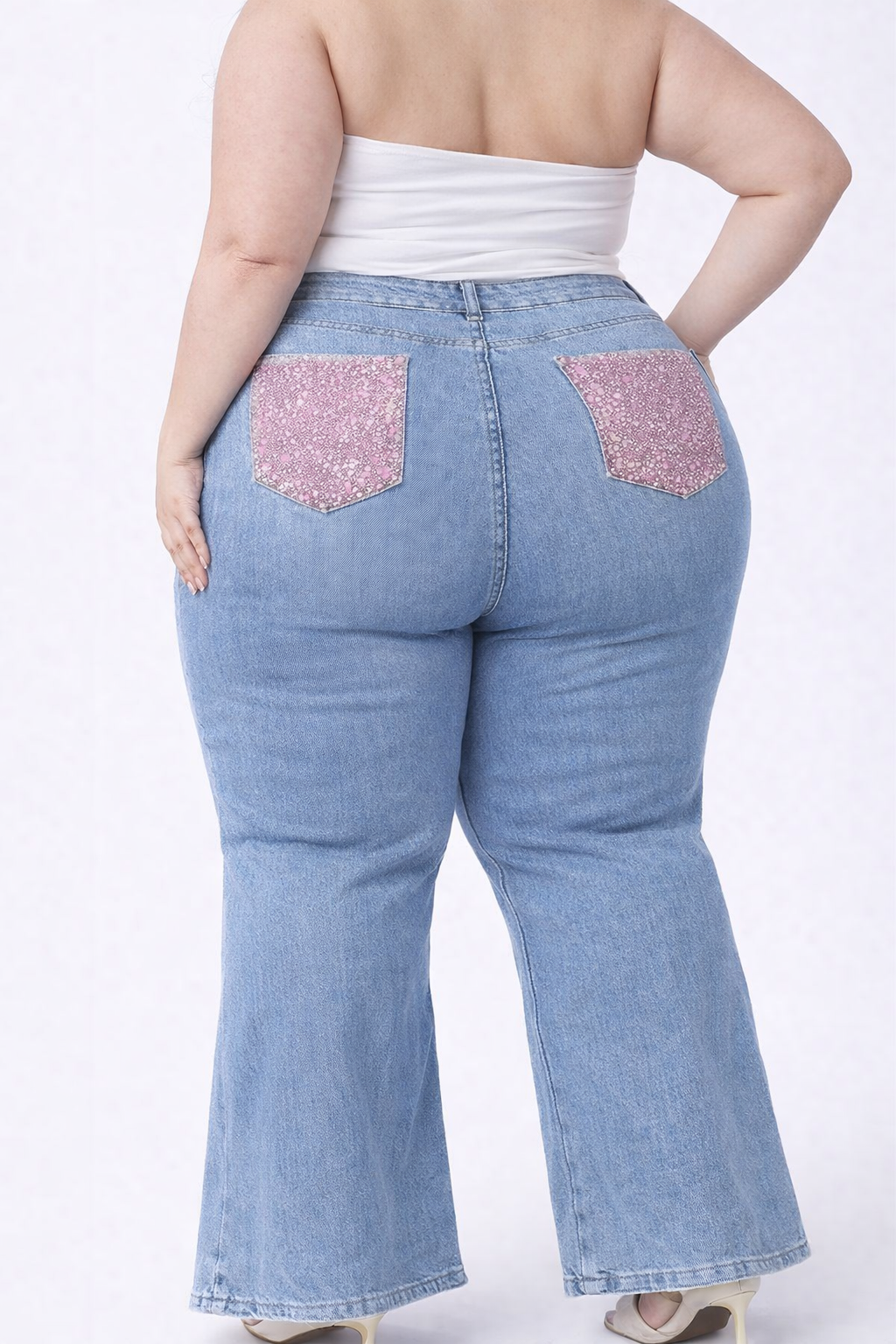 Jeans STRASS Chica Abbigliamento